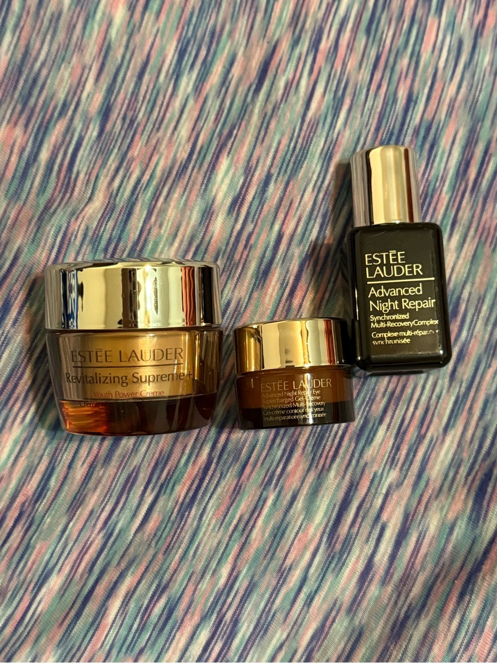 NWOB Estee Lauder Gold and Dark Brown Skincare Trio - Picture 2 of 5